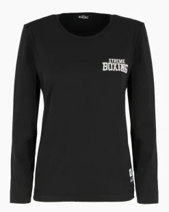 XTREME BOXING - MAGLIA NERA A MANICA LUNGA DA DONNA