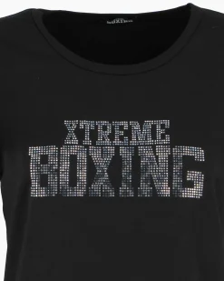 XTREME BOXING - MAGLIA NERA A MANICA LUNGA DA DONNA
