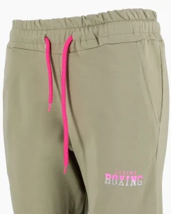 XTREME BOXING - Pantalone da donna verde salvia in cotone