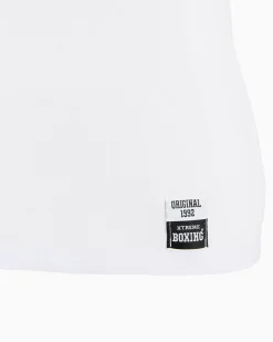 XTREME BOXING - TSHIRT BIANCA DA DONNA CON LOGO STRASS