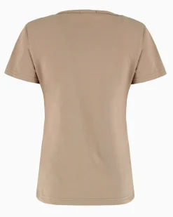 XTREME BOXING - TSHIRT CAMEL DA DONNA CON LOGO GLITTER