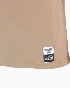 XTREME BOXING - TSHIRT CAMEL DA DONNA CON LOGO GLITTER