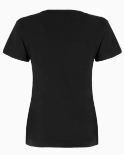 XTREME BOXING - TSHIRT NERA DA DONNA CON LOGO STRASS