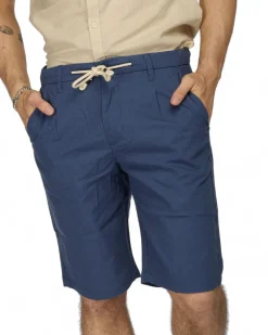 YELLOW DOG - BERMUDA DA UOMO BLU TASCA AMERICA CON LACCIO