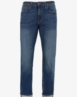 YELLOW DOG - Jeans 5 tasche denim scuro da uomo