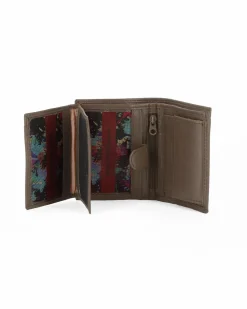 YOU YOUNG COVERI - Portafoglio taupe in VERA PELLE da donna
